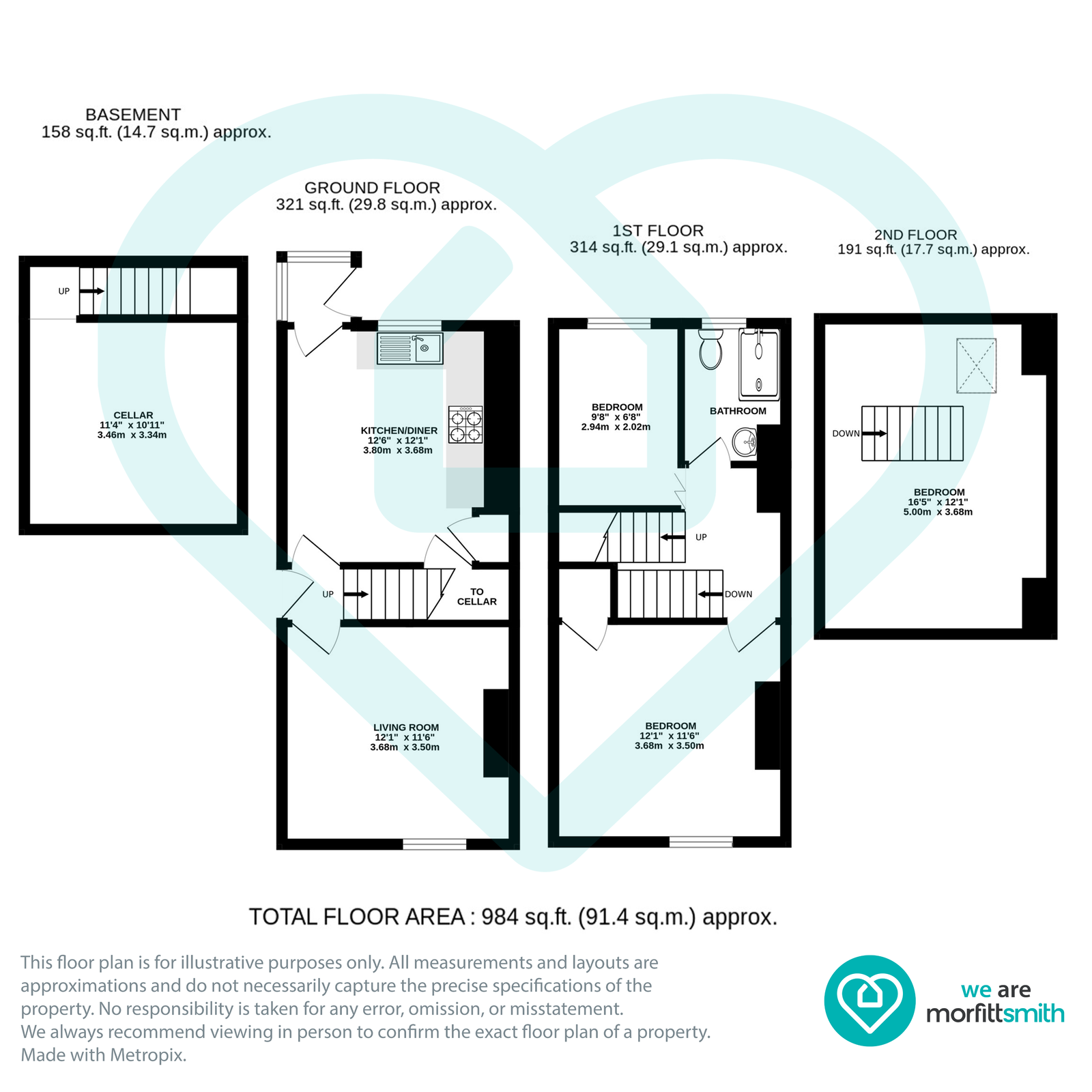 18, Farndale Road, Sheffield floorplan