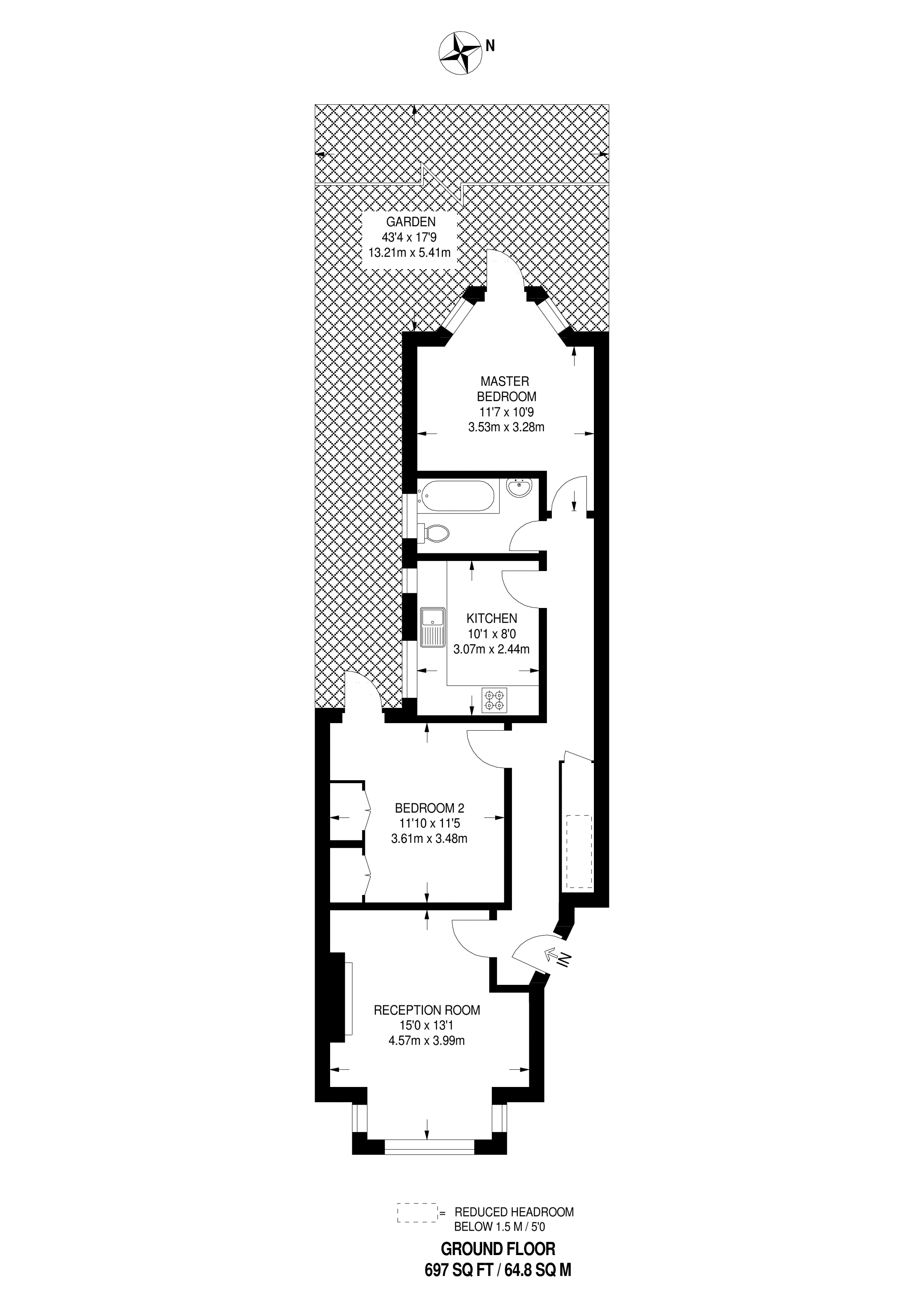 2 Bedrooms Flat to rent in Riffel Road, Willesden Green NW2