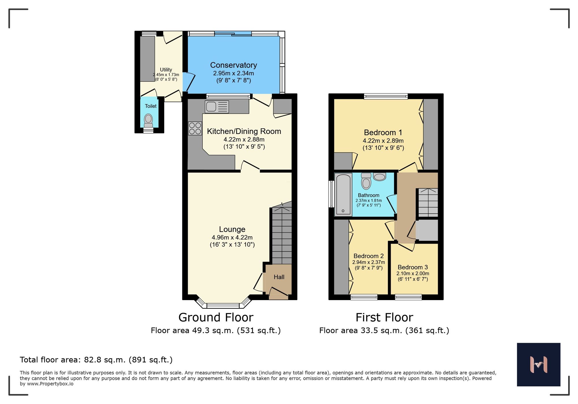 10 Haven Close, Leicester floorplan