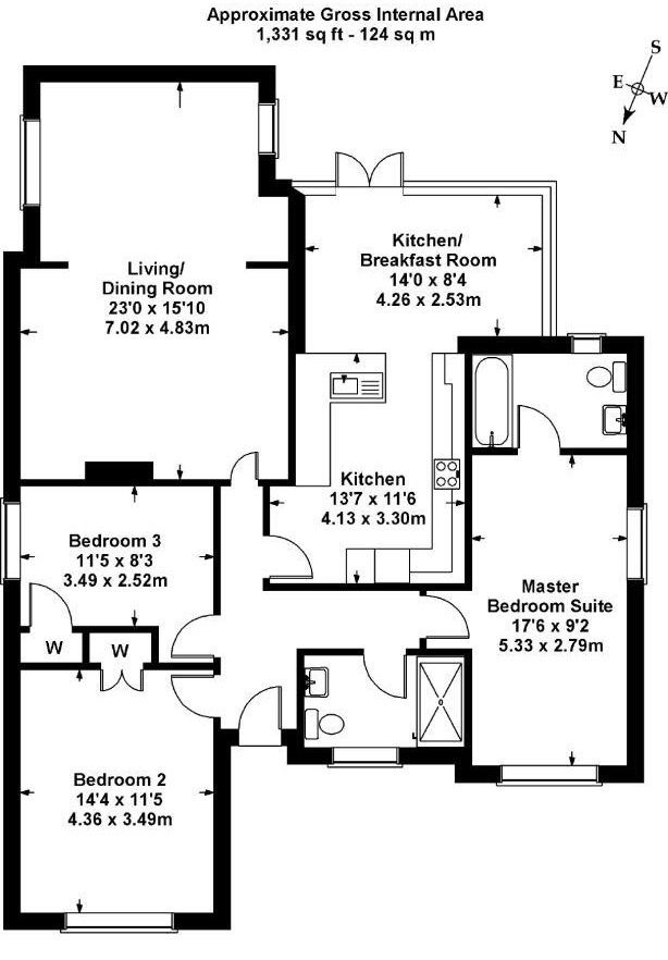 49, Noverton Lane, Cheltenham floorplan