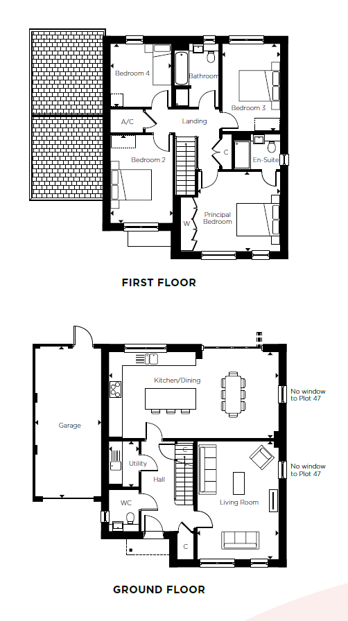 Plot 55, The Noakes,, Hollymead Square, Newport floorplan
