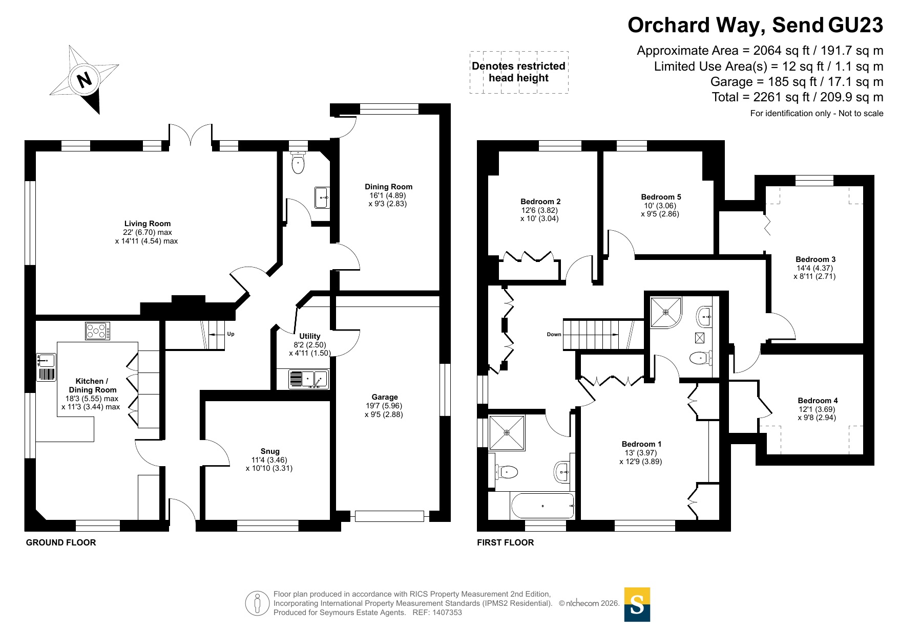 29, Orchard Way, Surrey floorplan