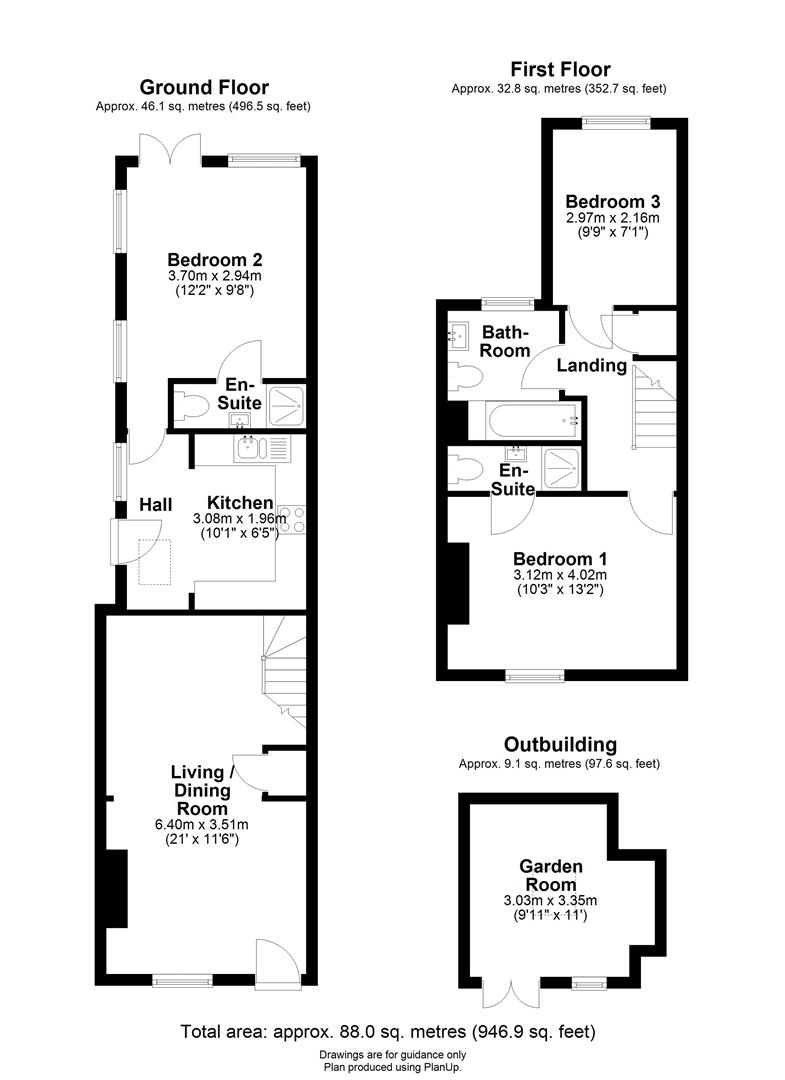 102, Catharine Street, Cambridge floorplan