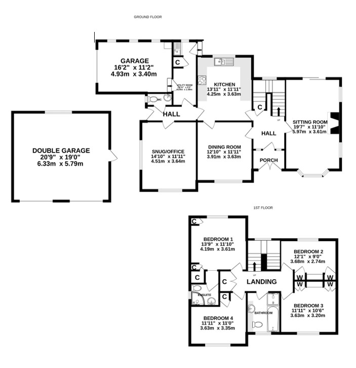 Morwenna,, Station Road, Devon floorplan