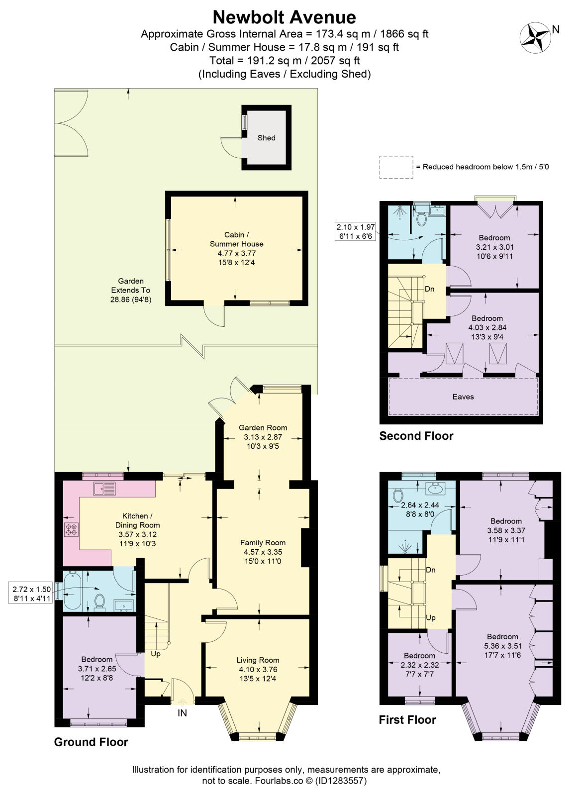 67 Newbolt Avenue, Cheam, Sutton floorplan