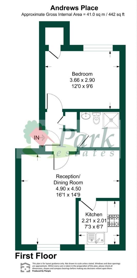 19, Andrews Place, London floorplan