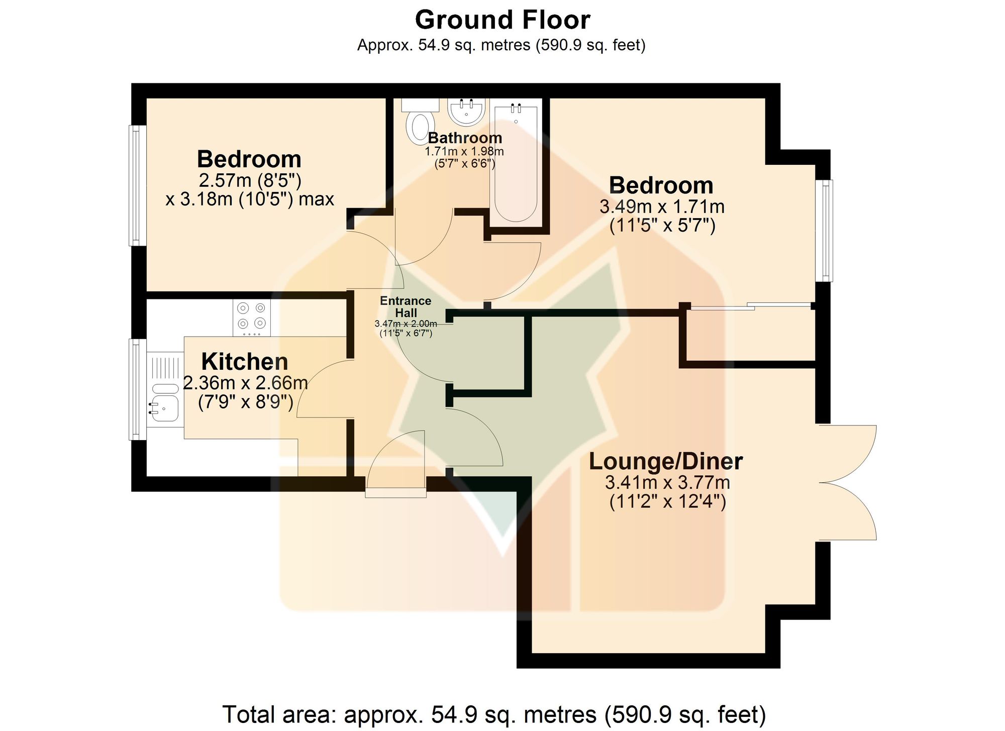 48 Pintail Close, Scunthorpe floorplan