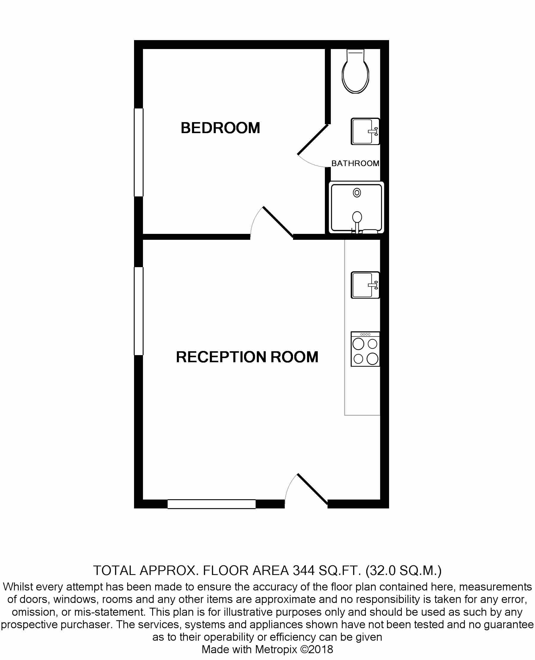 1 Bedrooms Flat to rent in Glebe Road, Chelmsford CM1