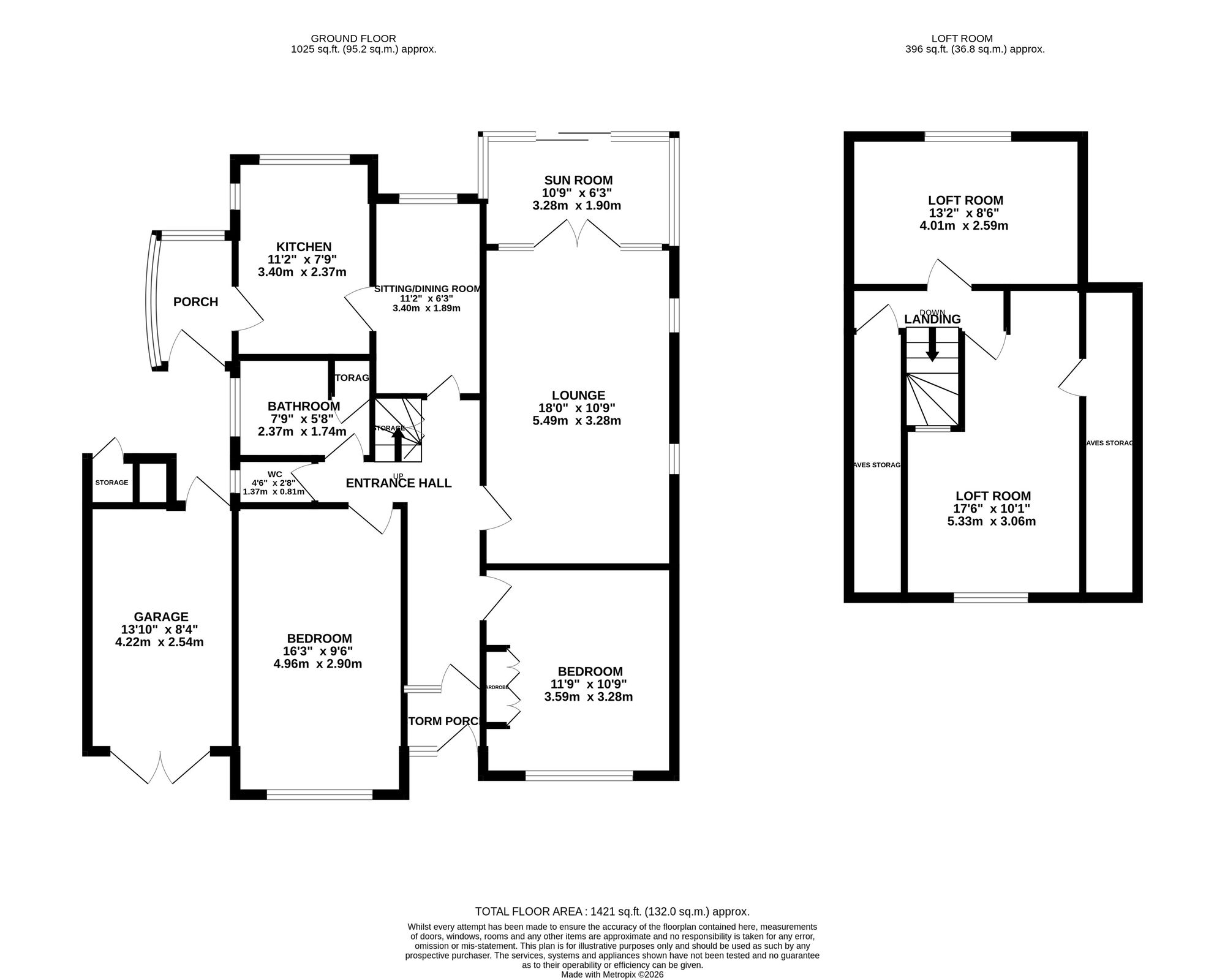 79 Oak Grove, Stockport floorplan
