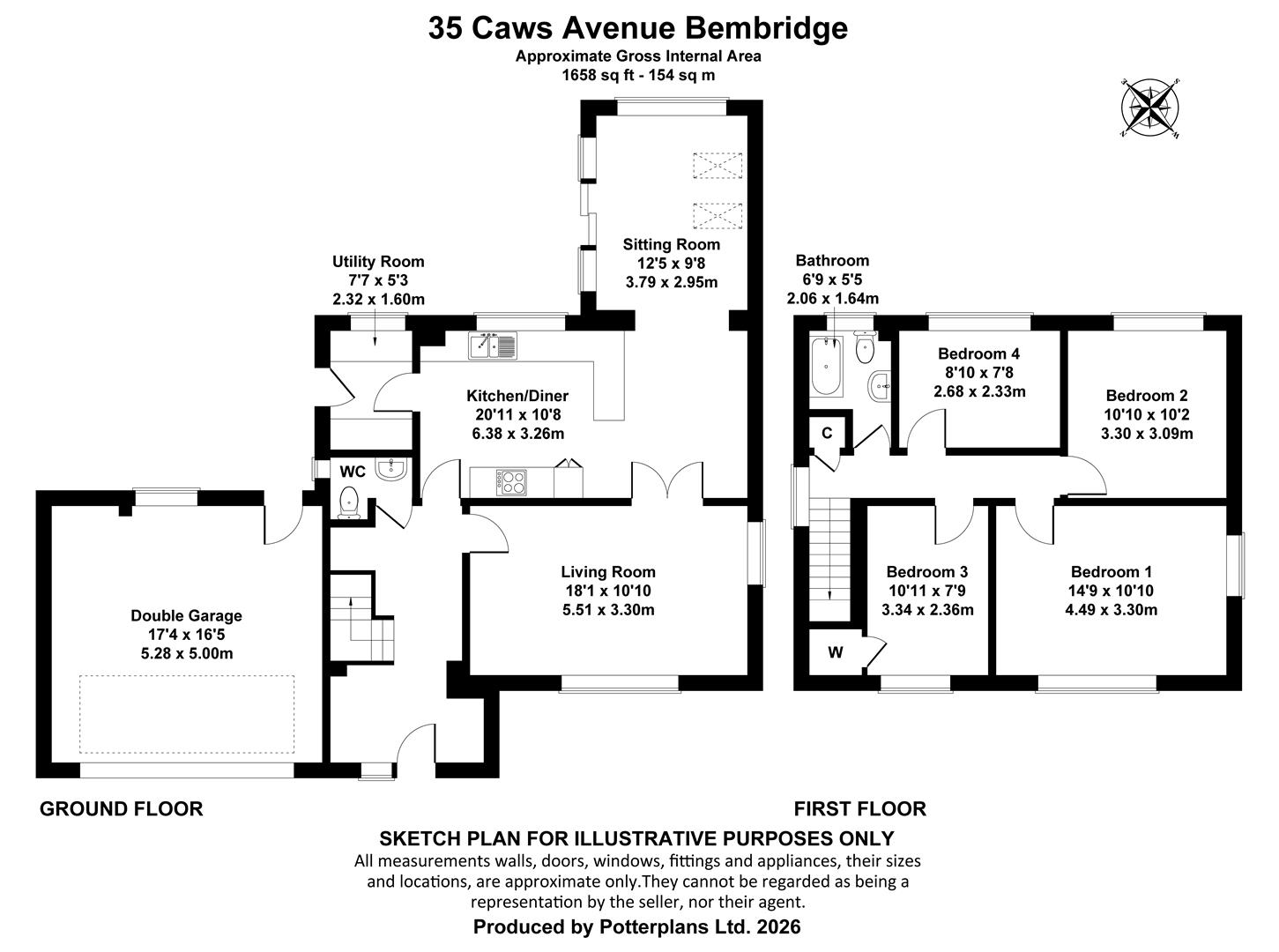 35, Caws Avenue, Seaview floorplan