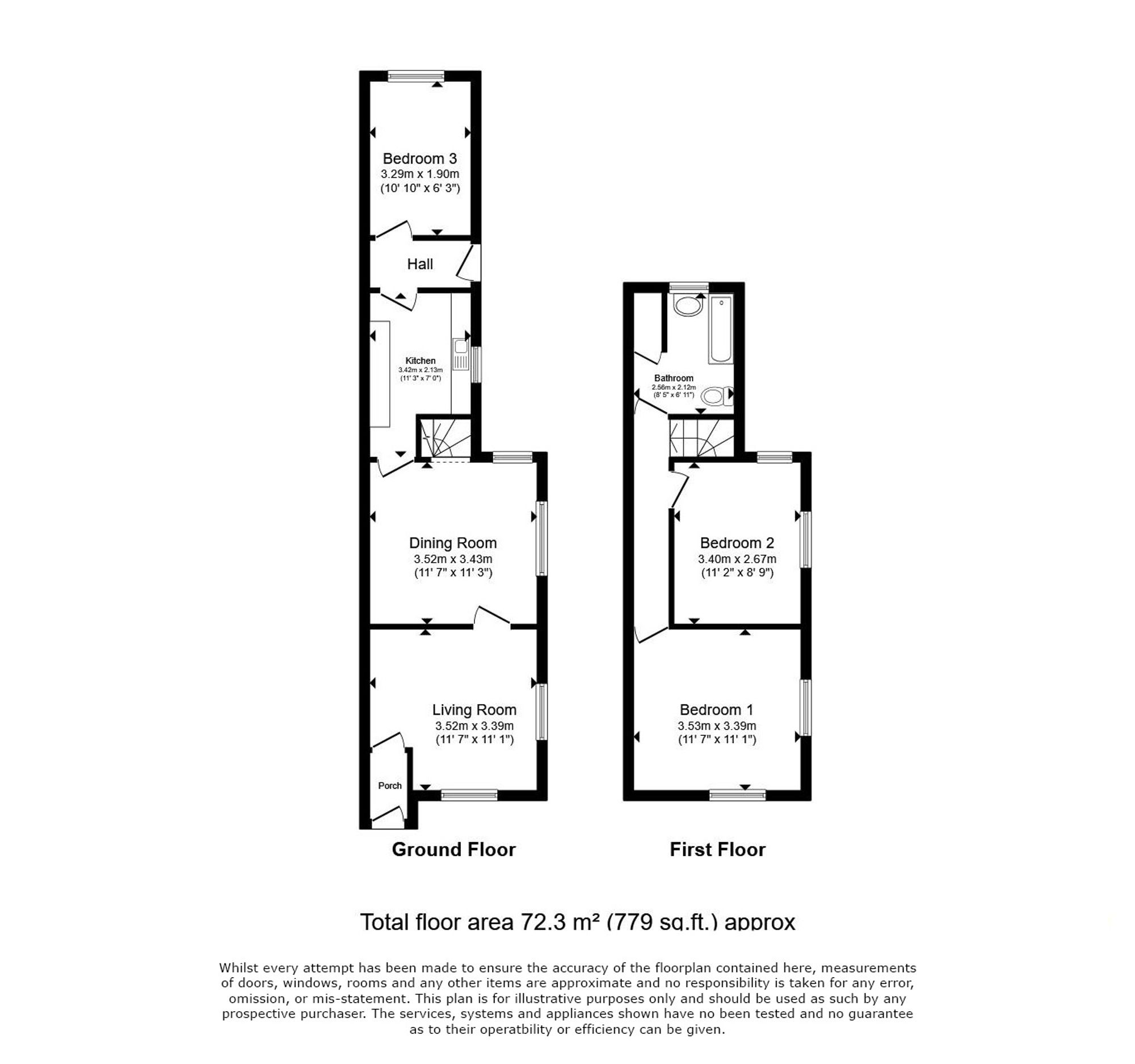 54 Rosebery Road, Ipswich floorplan