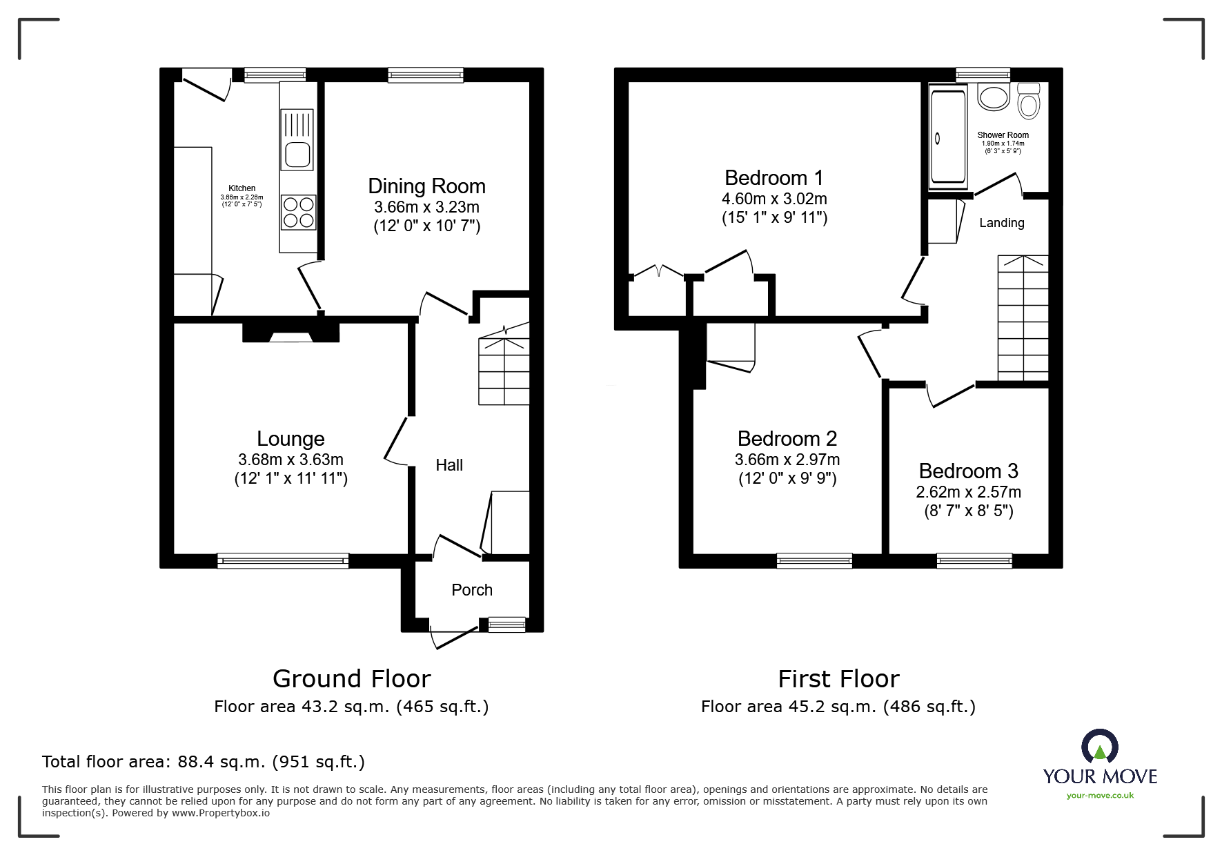 36, Moorfield Road, Devon floorplan