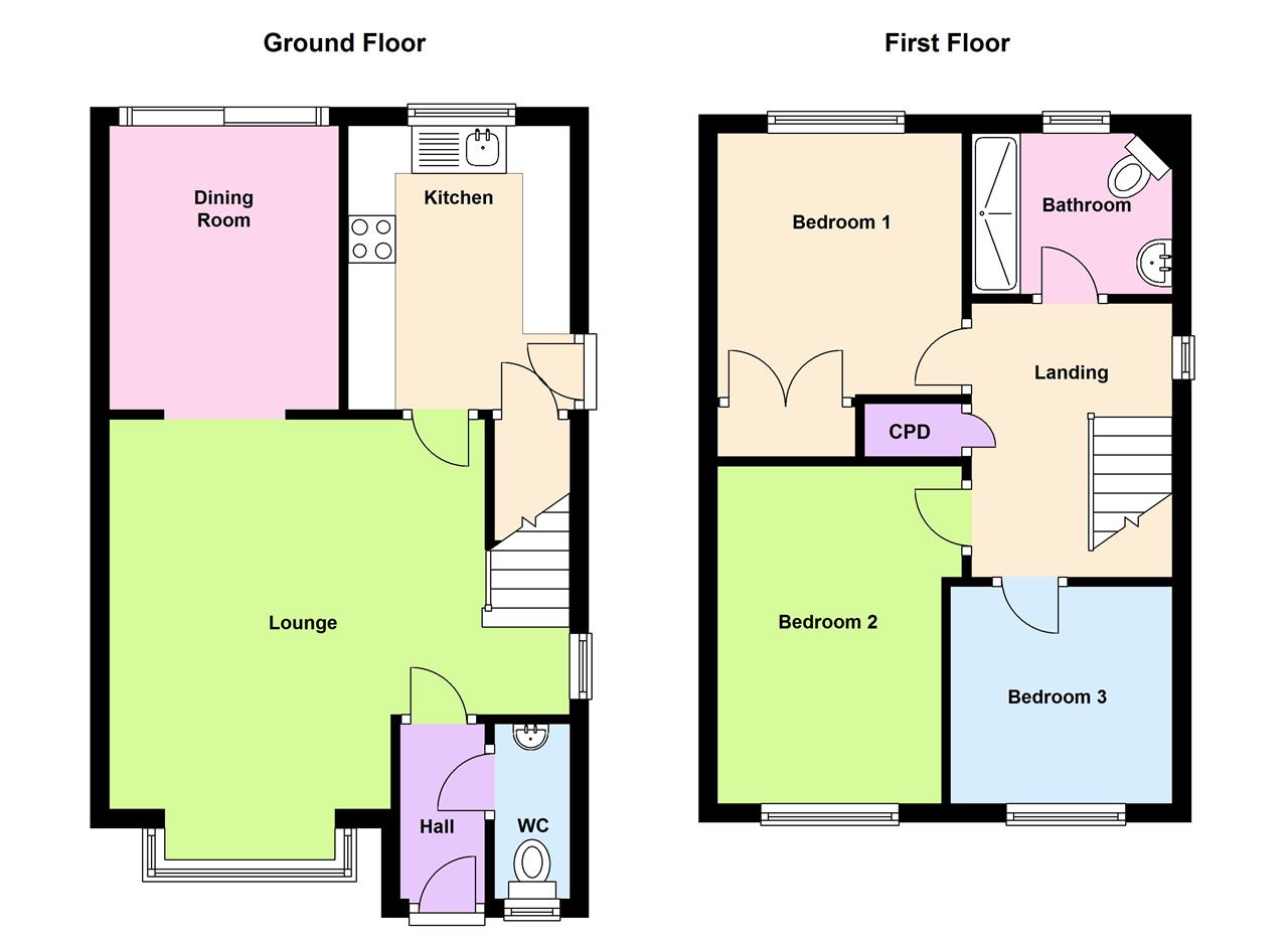 3 Bedrooms Semi-detached house to rent in Spring House Close, Ashgate, Chesterfield S42