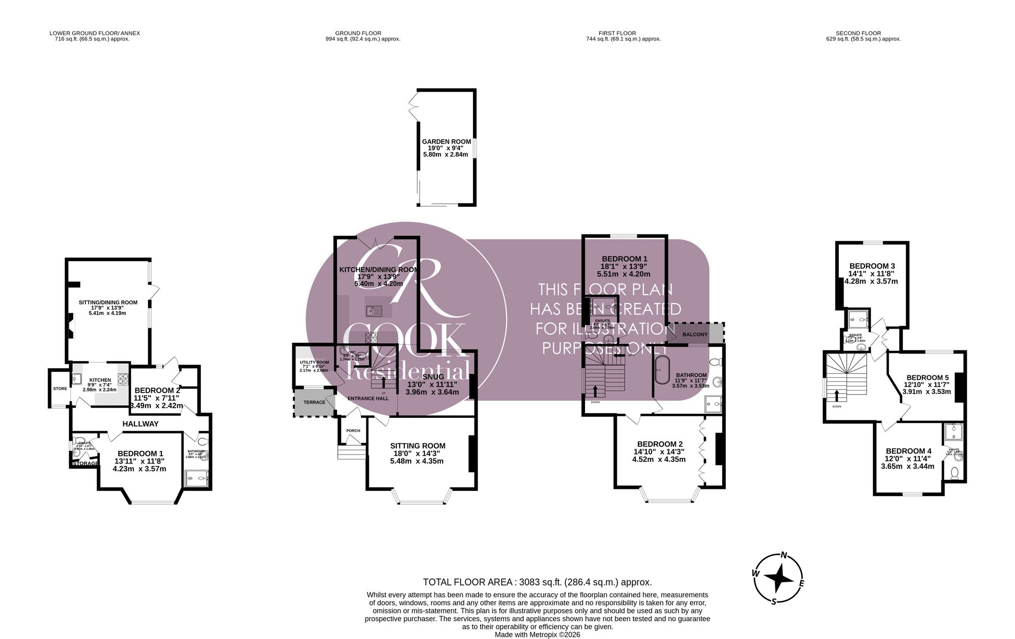 10 Lyefield Road West, Cheltenham floorplan