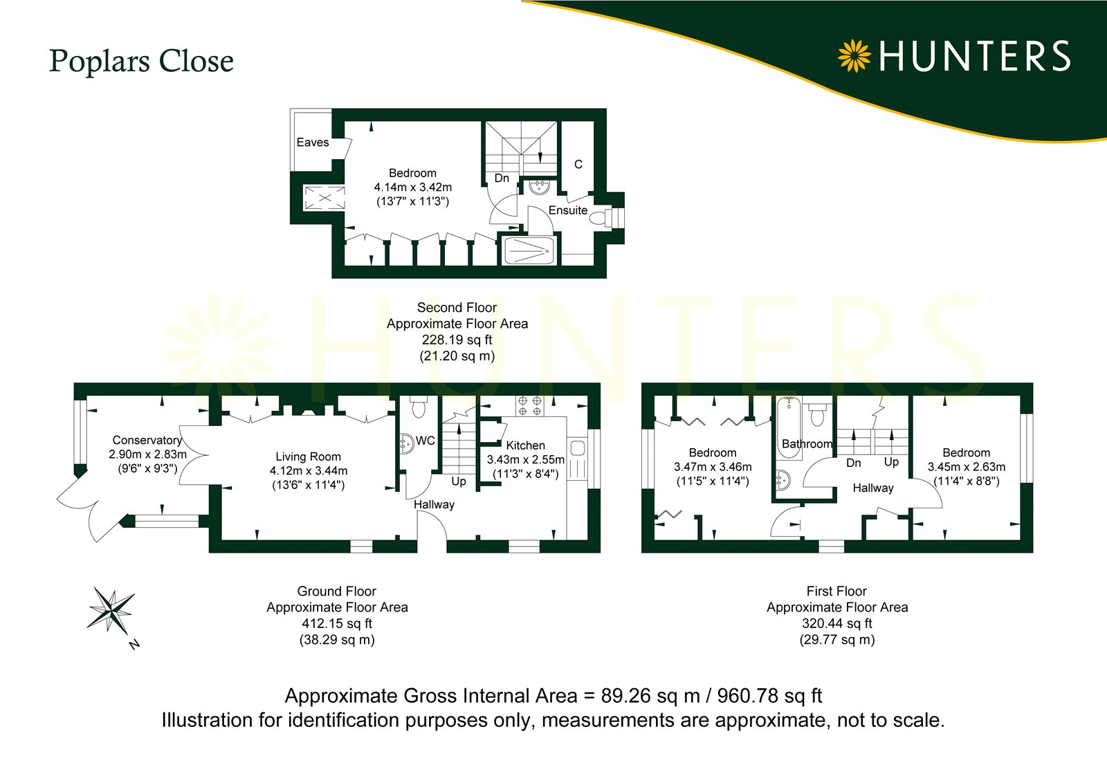 1, Poplars Close, West Sussex floorplan