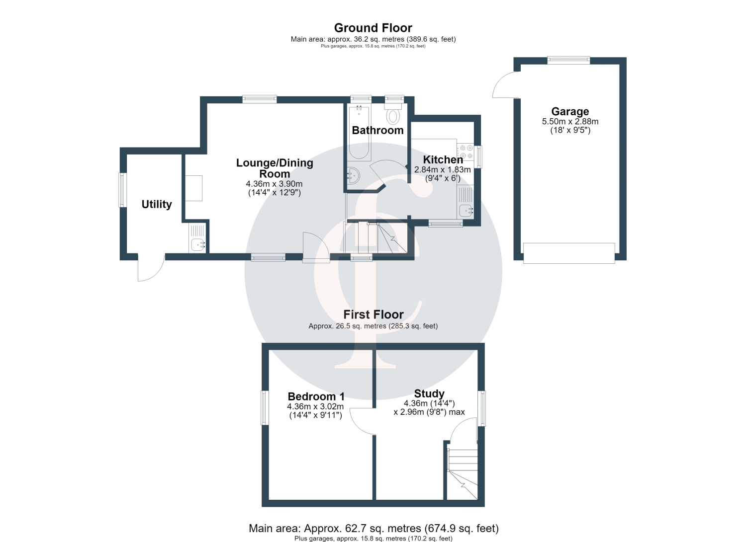 9, Church Walk, Warwick floorplan