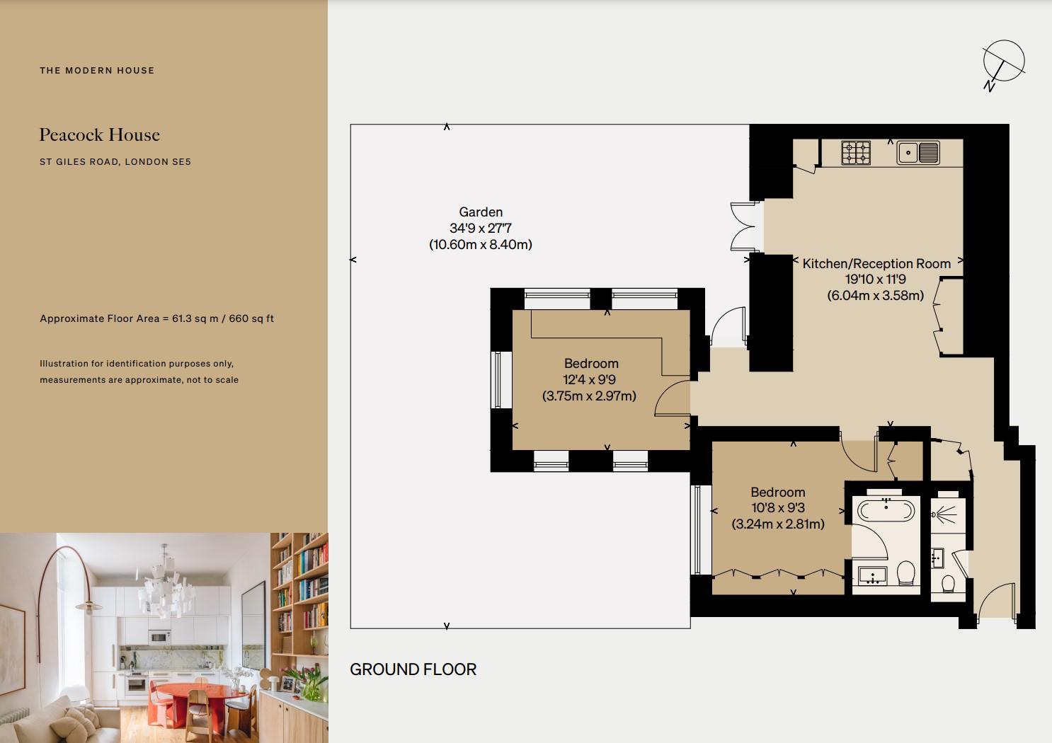 38 St Giles Road, London floorplan