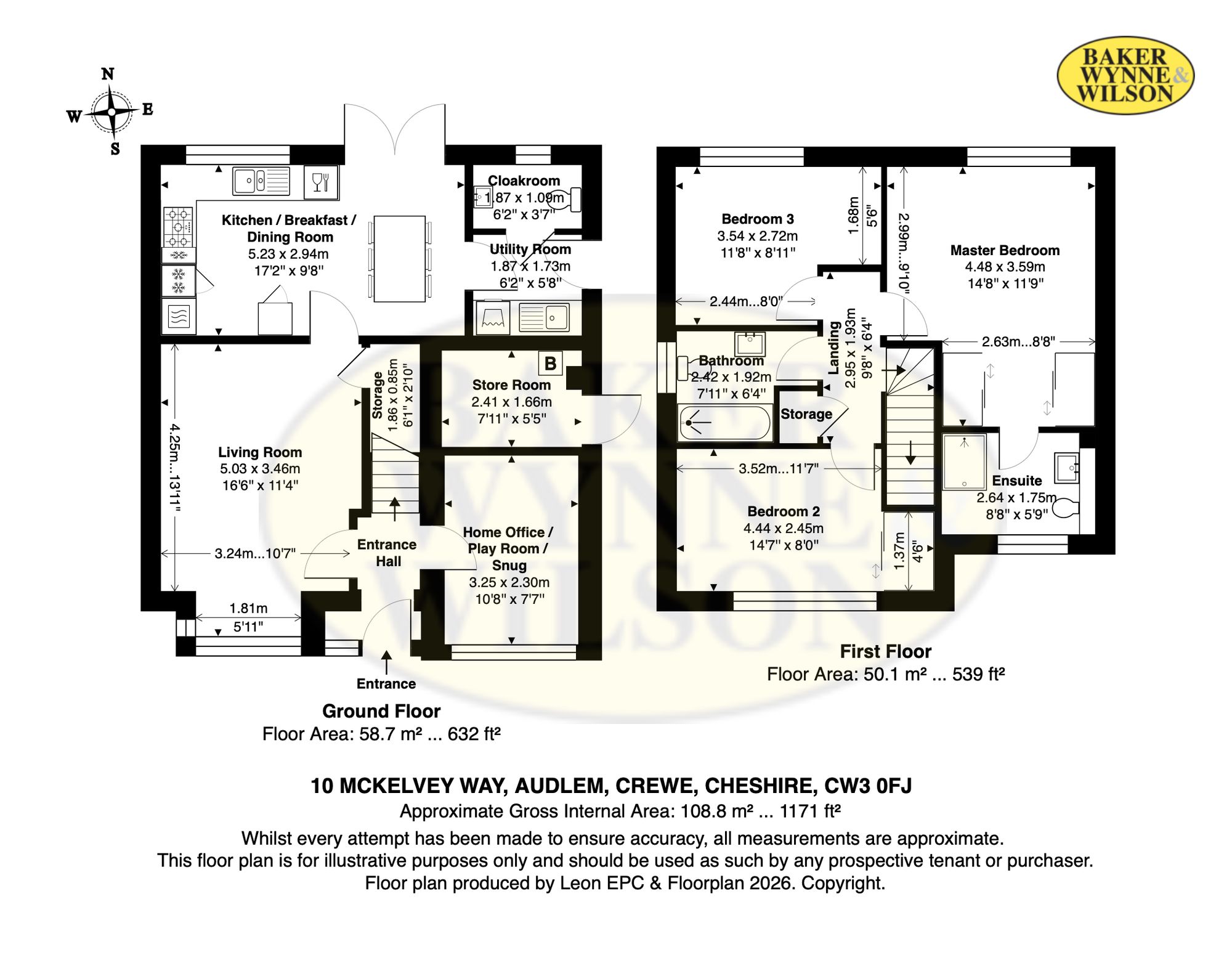 10 McKelvey Way, Crewe floorplan