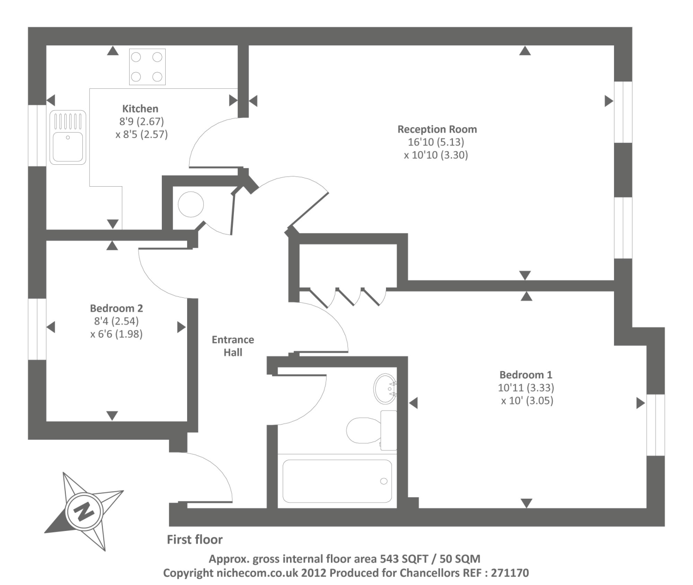 2 Bedrooms Flat to rent in Sovereign Court, Sunningdale SL5