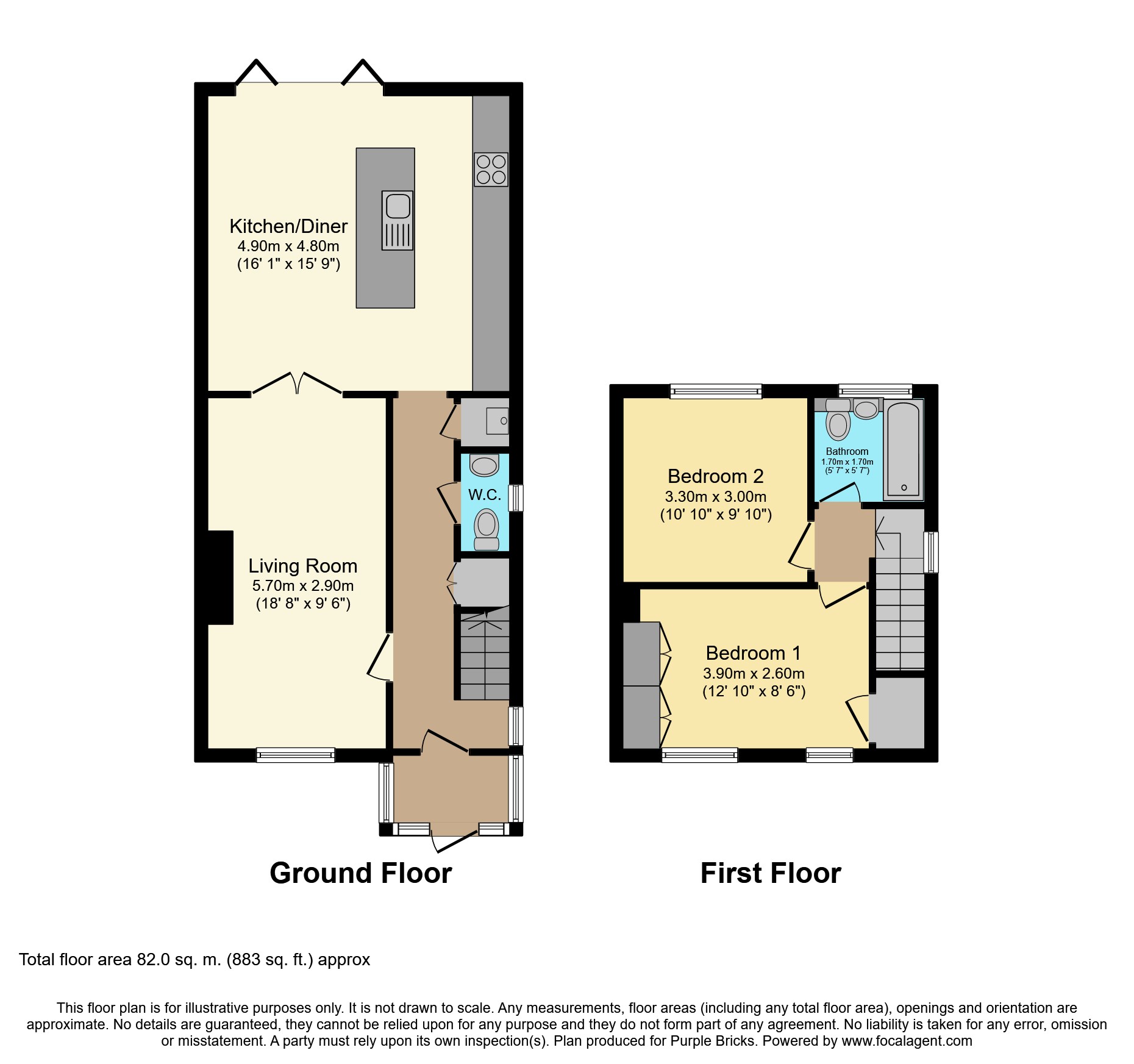 2 Bedrooms Terraced house for sale in Parkway, Croydon CR0