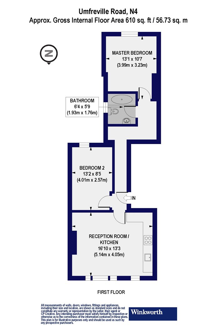 2 Bedrooms Flat for sale in Umfreville Road, Harringay N4