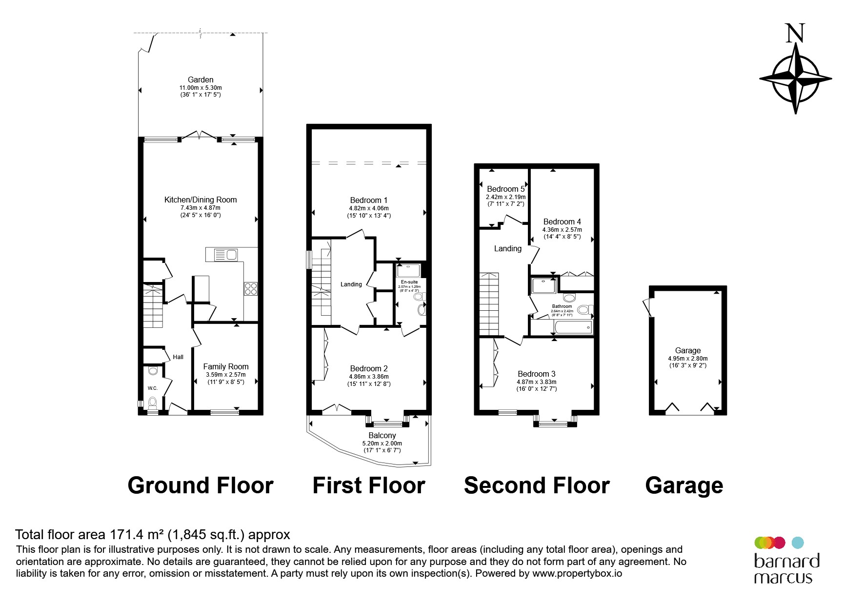 58, Revere Way, Epsom floorplan