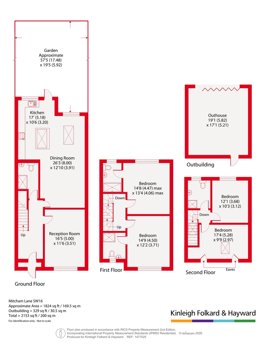 226, Mitcham Lane, Furzedown floorplan