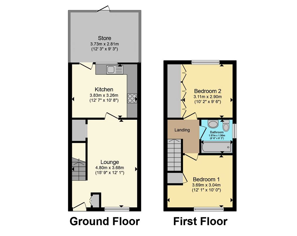 3, Barn Farm Close, Bilston floorplan