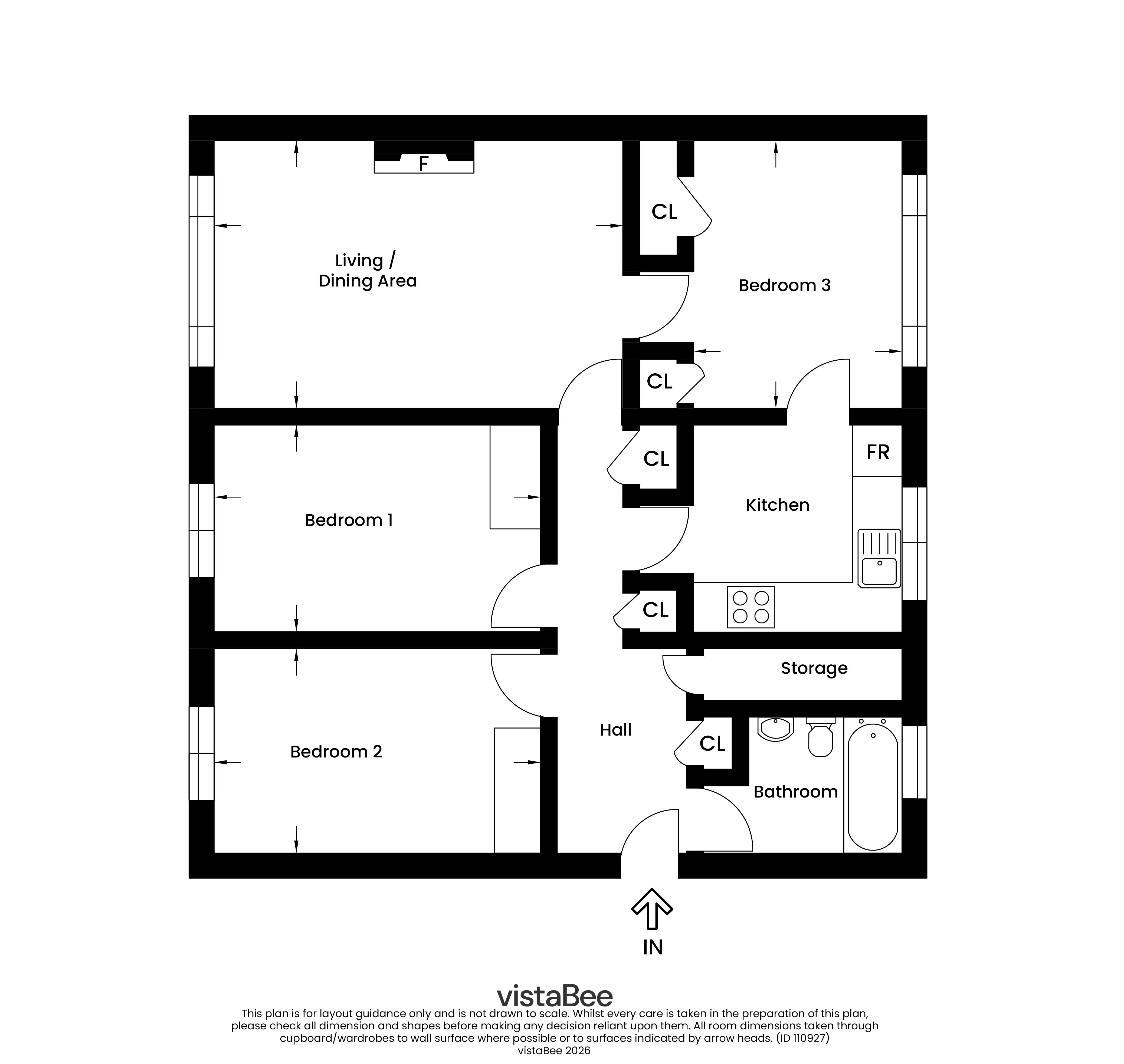 0/1, 6, Invershiel Road, Glasgow floorplan