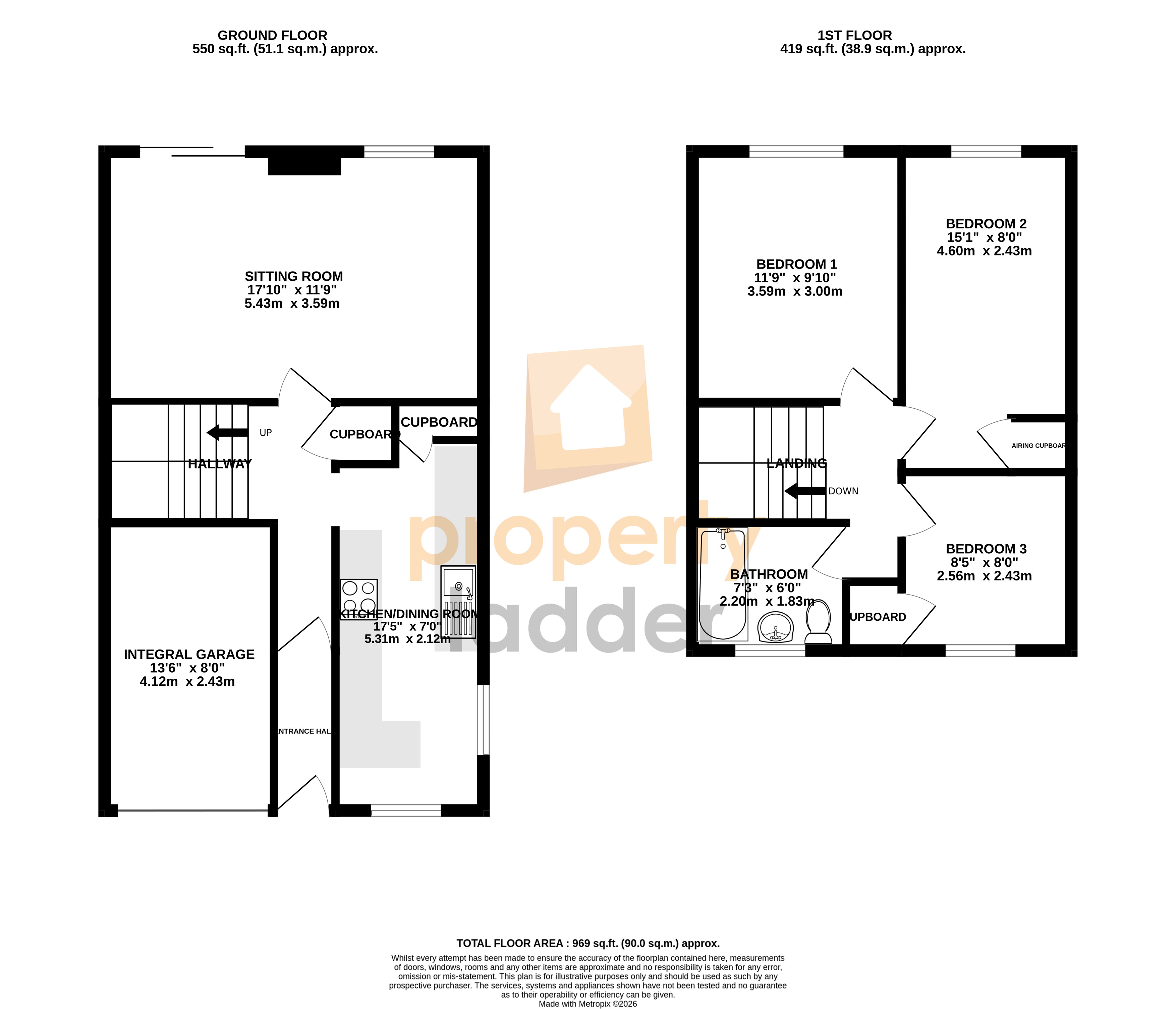 43, Lyndford Road, Norwich floorplan