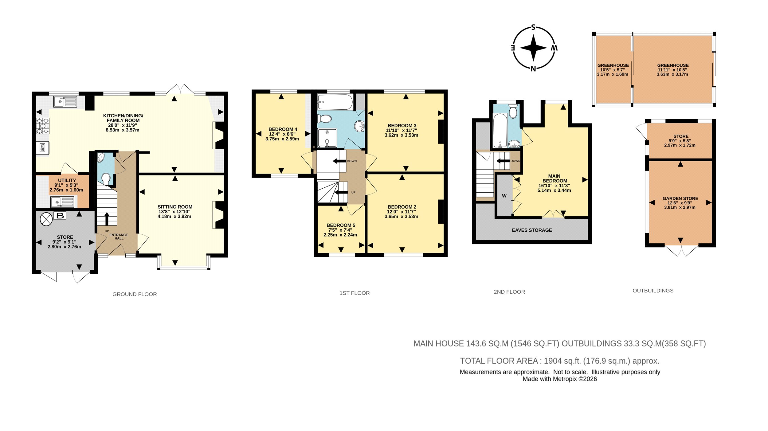 19, Slipshatch Road, Surrey floorplan