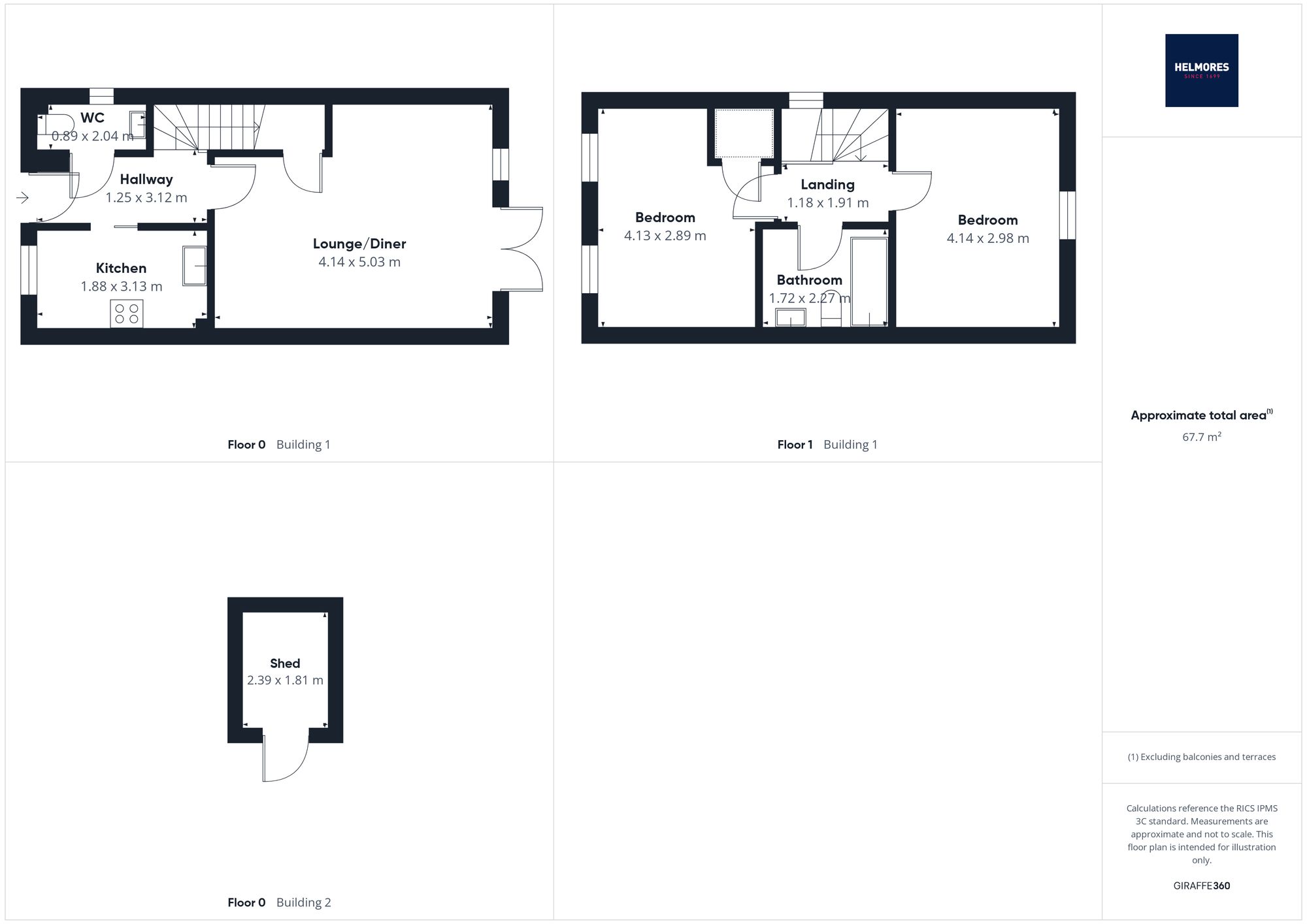 19 Tarka Way, Crediton floorplan