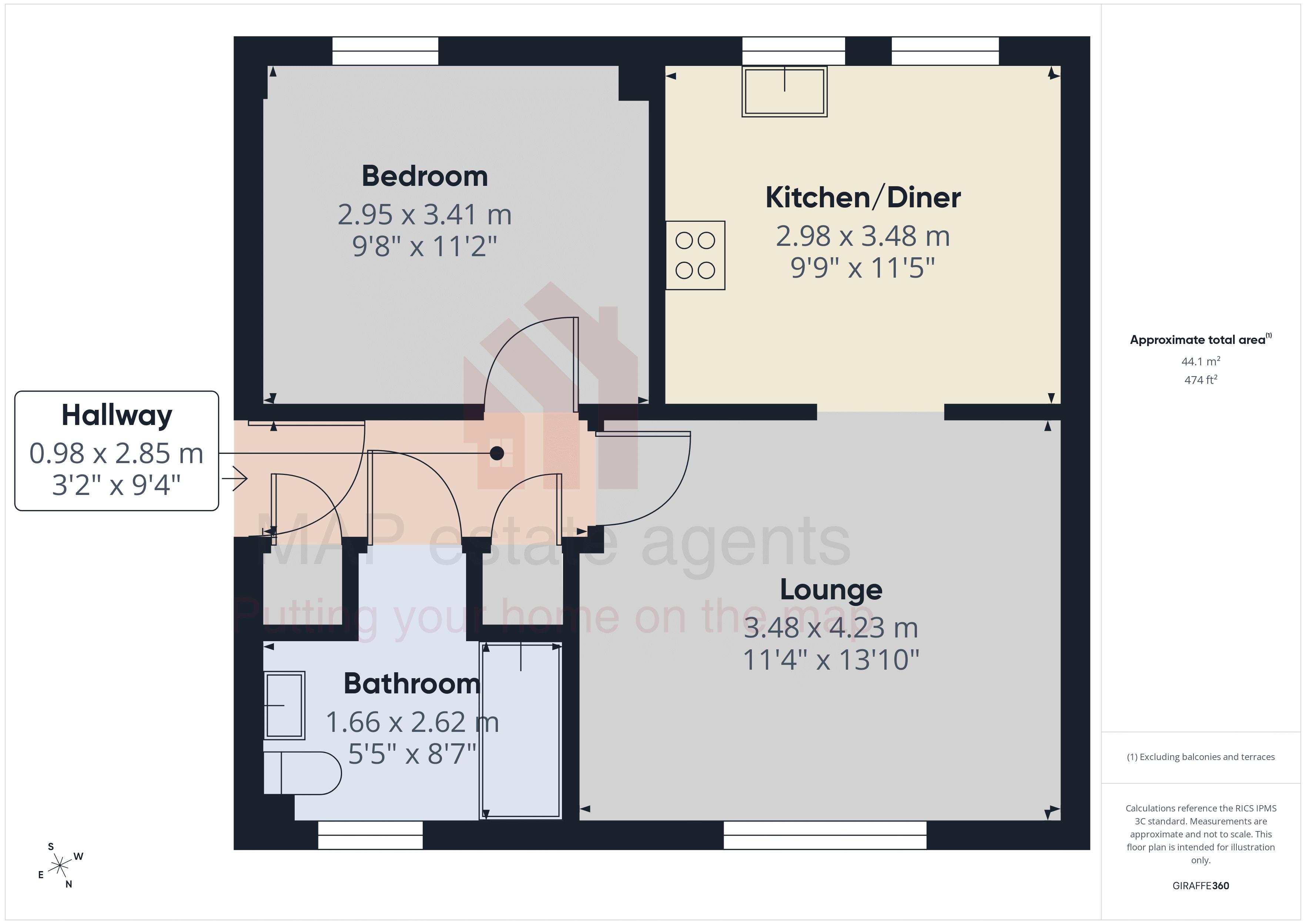 60, Calver Close, Penryn floorplan