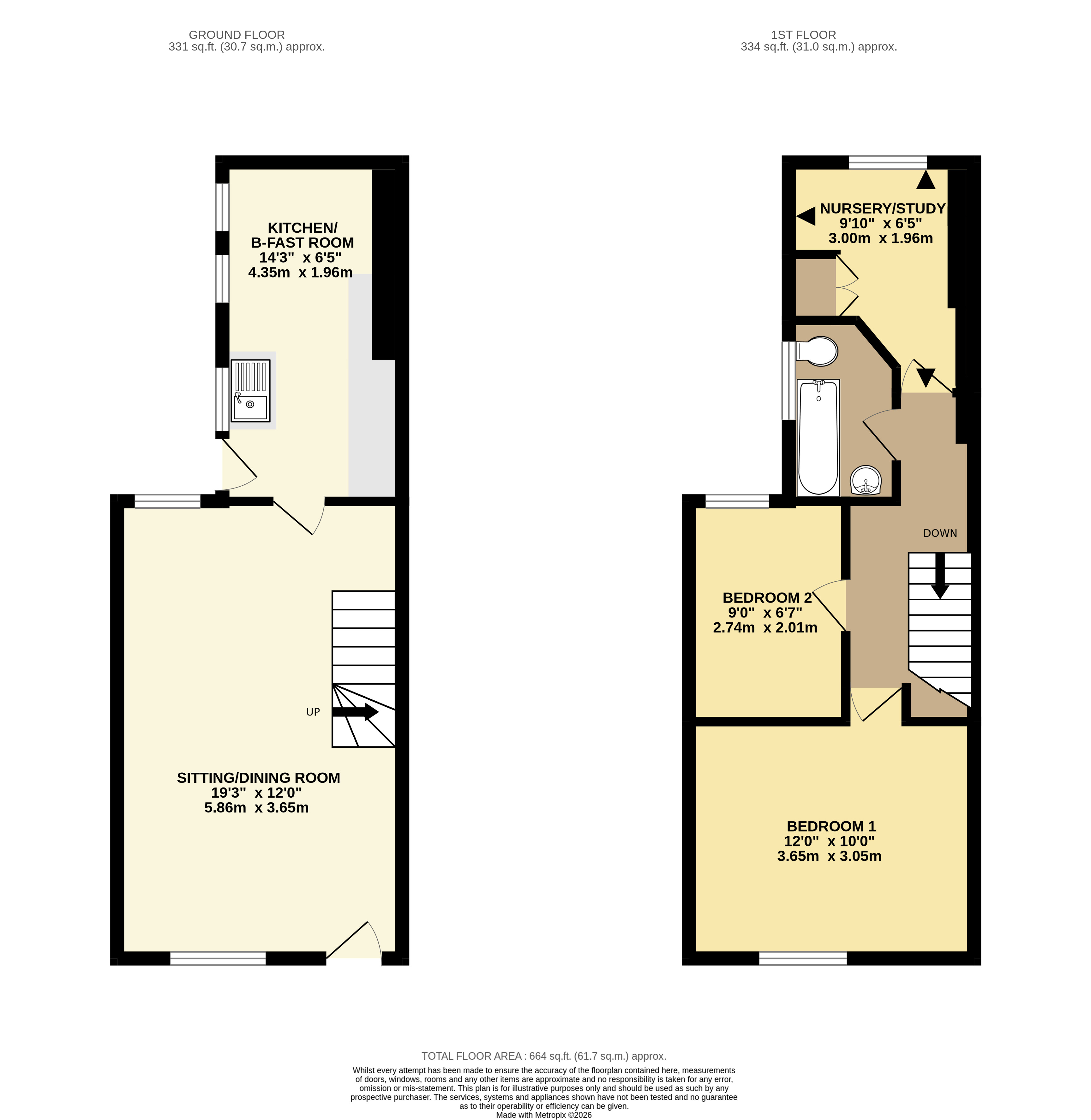 4, Oakland Terrace, Hartley Wintney floorplan