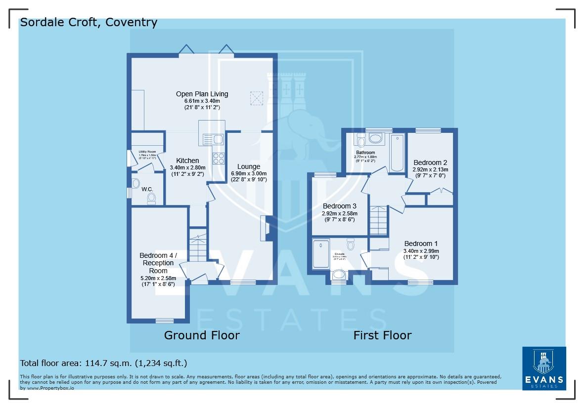 1, Sordale Croft, Coventry floorplan