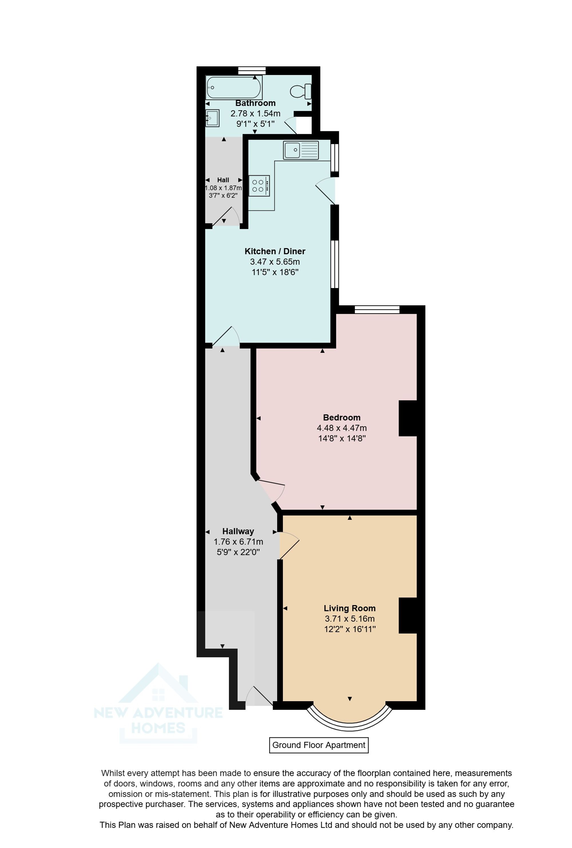 136 Ruskin Road, Crewe floorplan