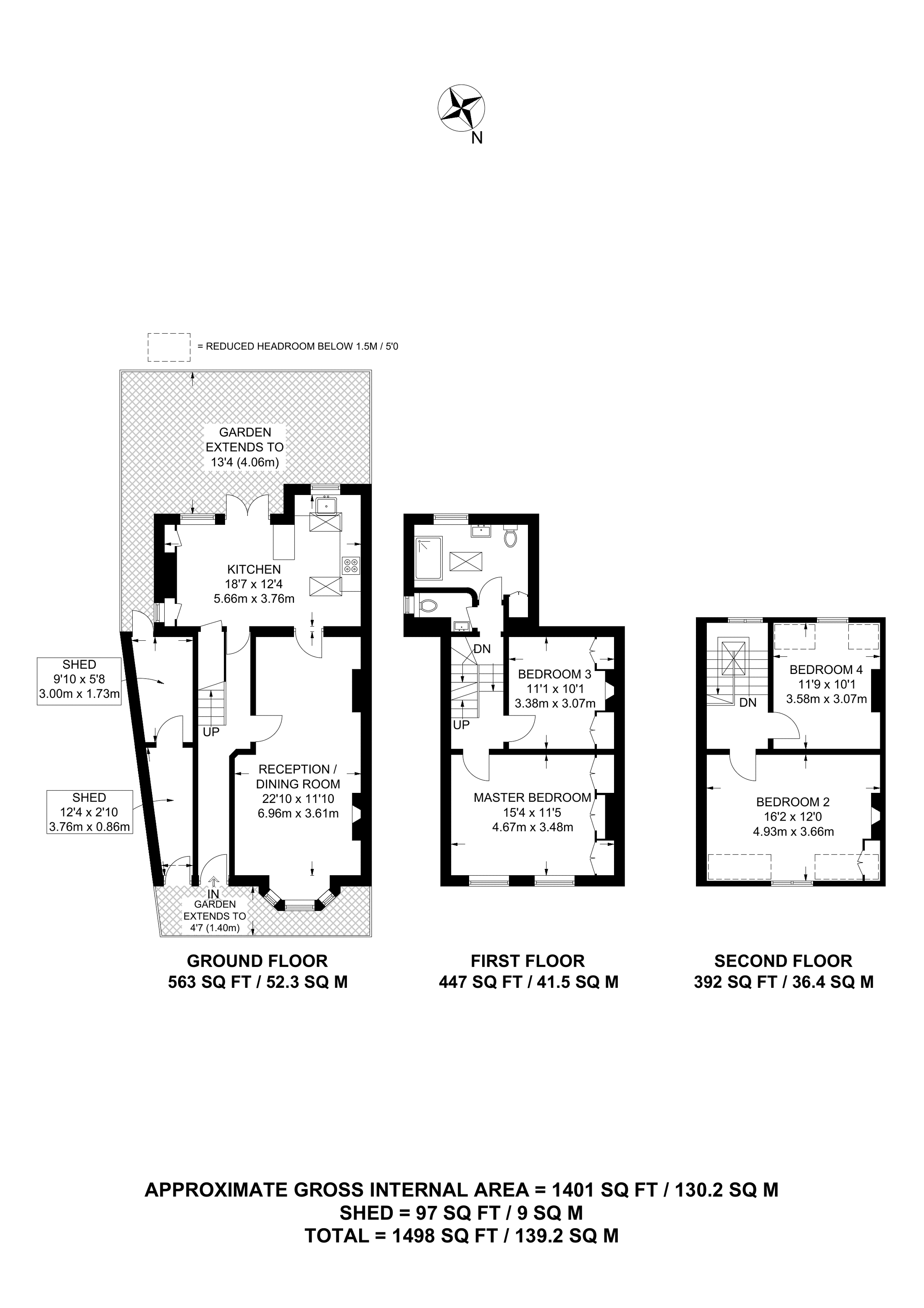 4 Bedrooms  to rent in Edison Road, Crouch End N8