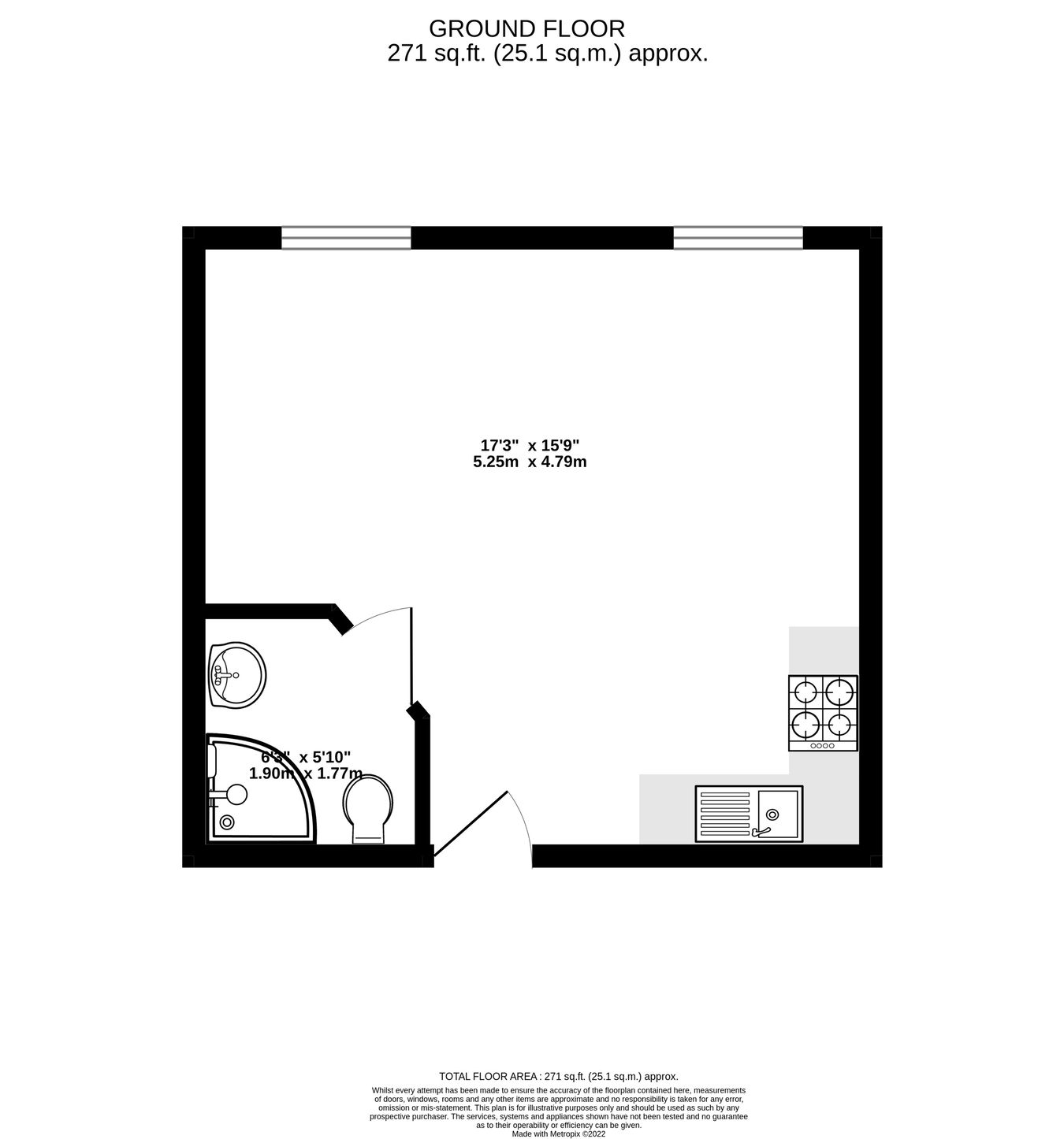 38 Castlemoat Place, Corporation Street, Taunton floorplan