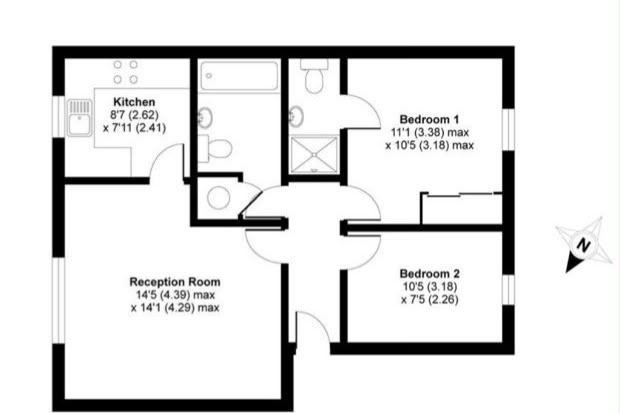 Elderfield Place, London floorplan