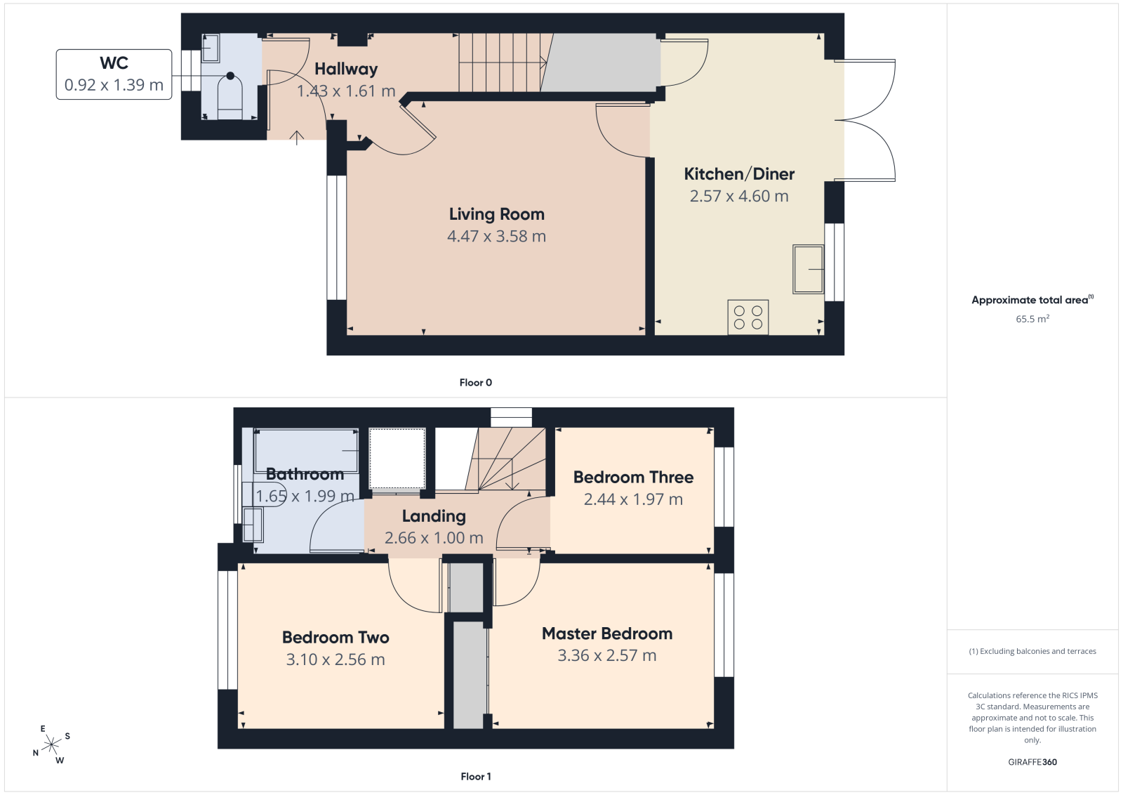 10 Collingworth Rise, Park Gate, Southampton floorplan