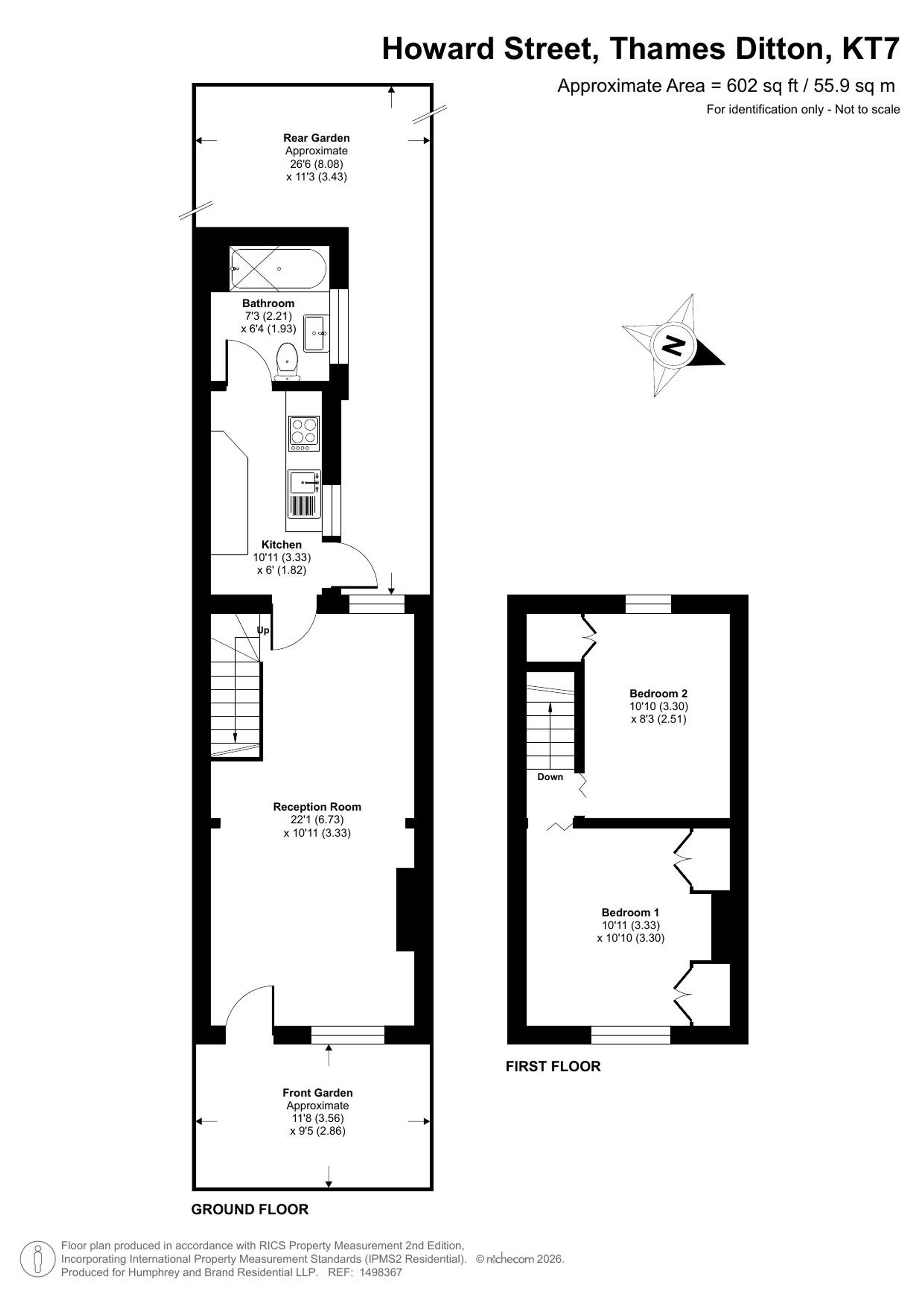 11 Howard Street, Thames Ditton floorplan