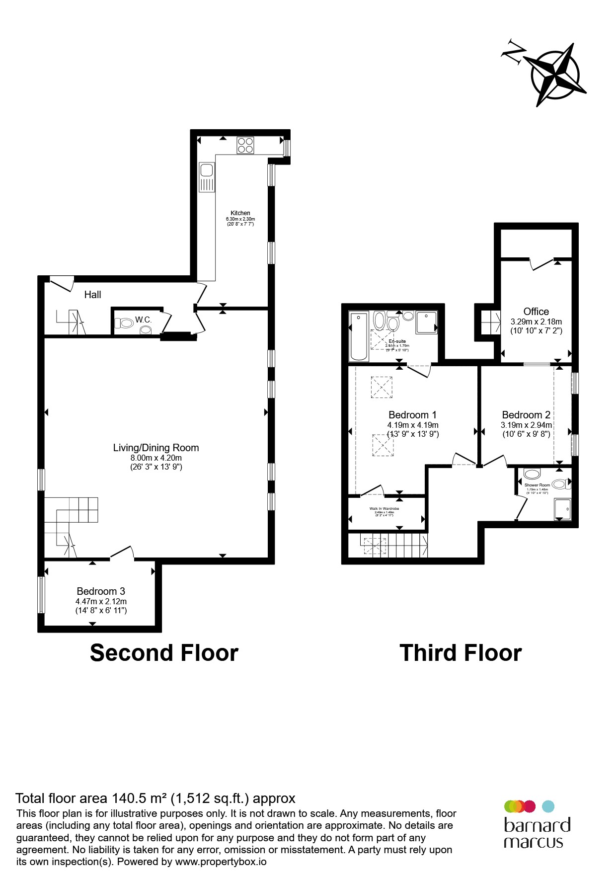 Flat 203, Princess Park Manor, Royal Drive, London floorplan