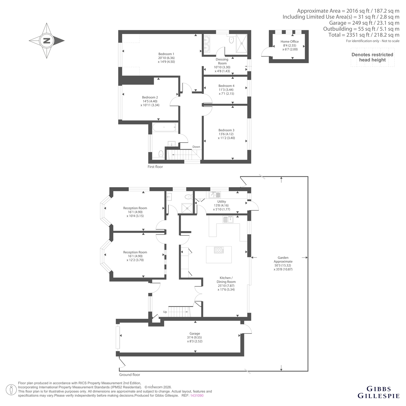1, Uplands, Rickmansworth floorplan