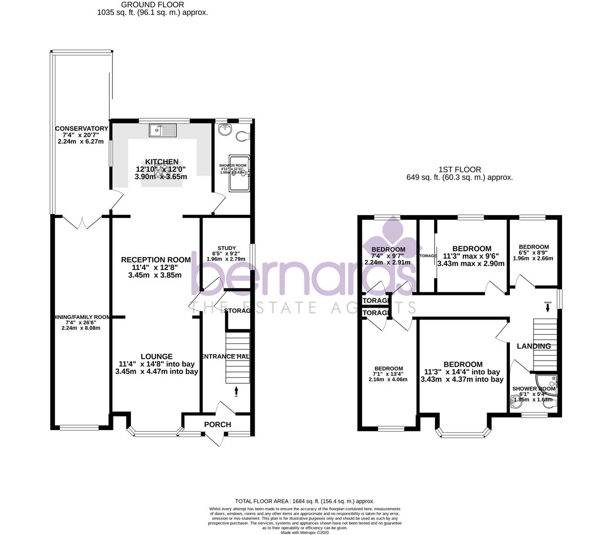 38, Lovedean Lane, Waterlooville floorplan