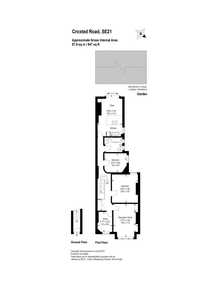 3 Bedrooms Maisonette for sale in Croxted Road, Dulwich, London SE21