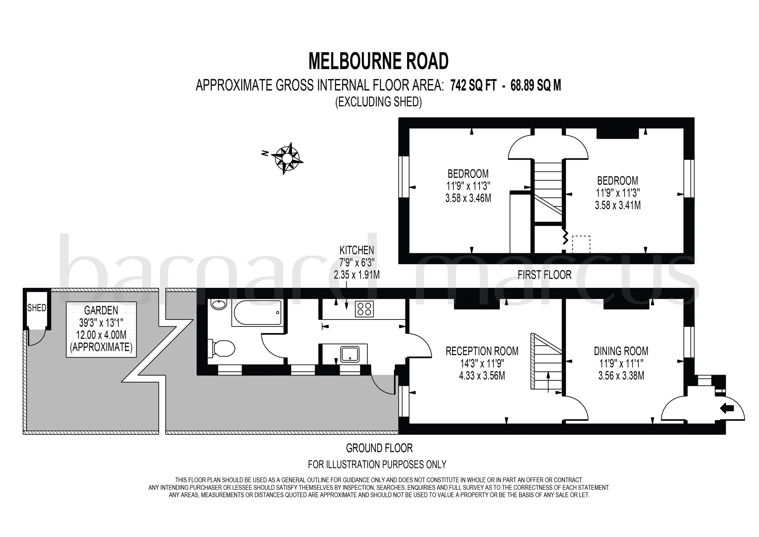 2 Bedrooms Terraced house for sale in Melbourne Road, Wallington SM6