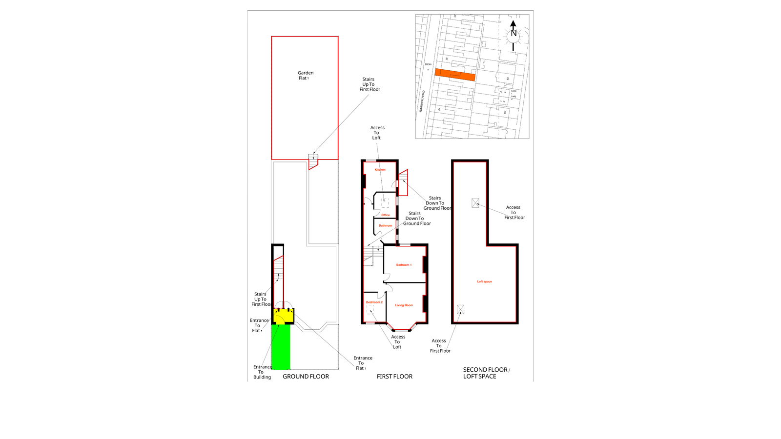 39,2, Warwick Road, Margate floorplan