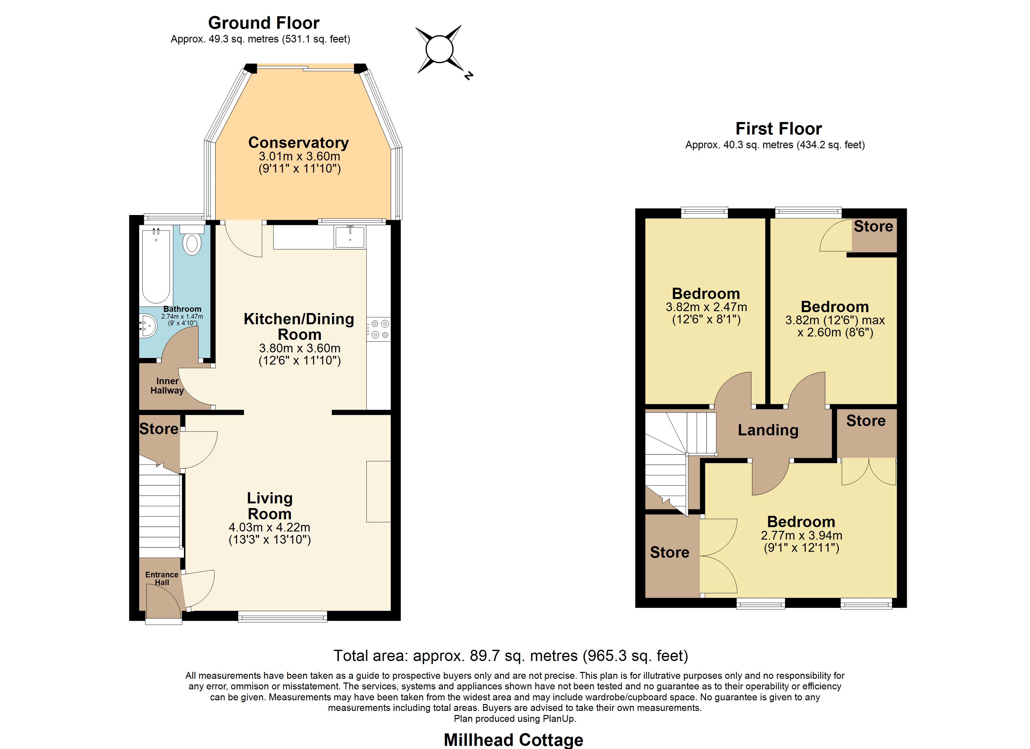 2, Millhead Cottages, Great Wakering floorplan