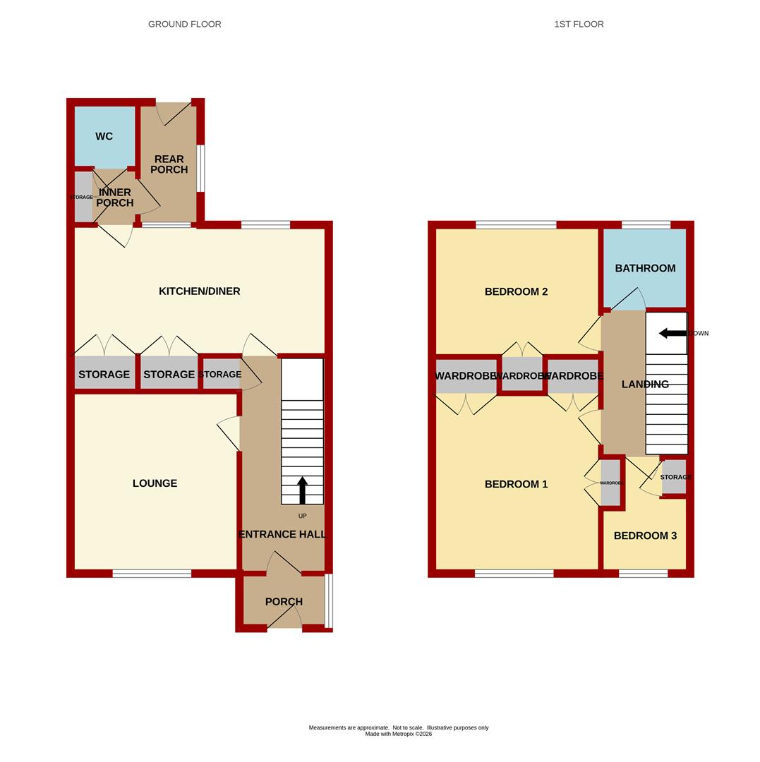 Onslow Road, Newent floorplan