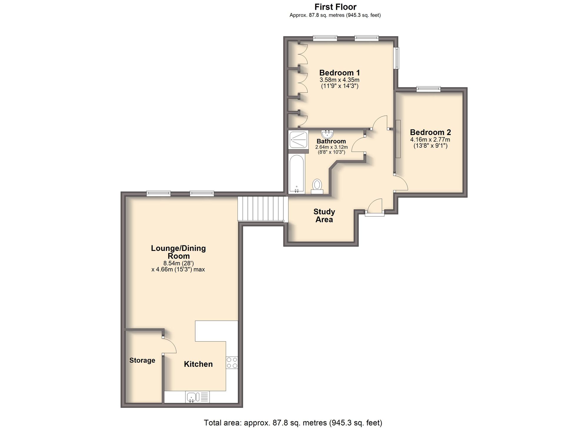 Apt 11 Westbourne Manor 17 - 22 Westbourne Road, Sheffield,, Sheffield, floorplan